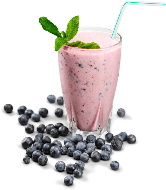Berry Smoothie Isolated